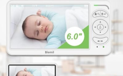Vigilabebés Blemil con pantalla dividida y cámara