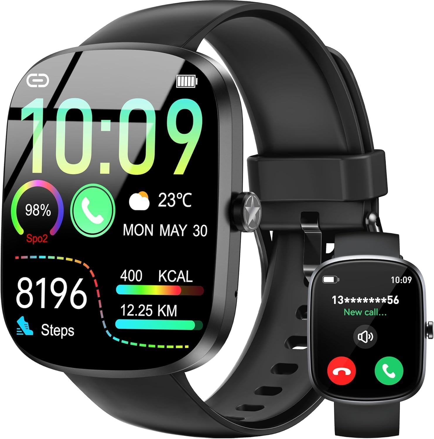 61XBro7+VLL._AC_SL1201_ OUKITEL HD Smartwatch